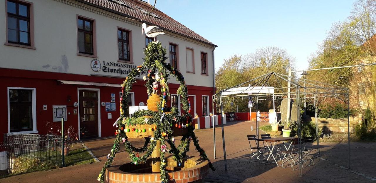 Landhotel Storchenkrug Rühstädt Dış mekan fotoğraf